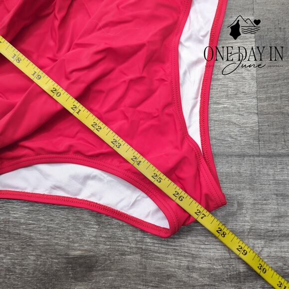 Suuksess High Neck Mesh One Piece Swimsuit Size M - Picture 5 of 6